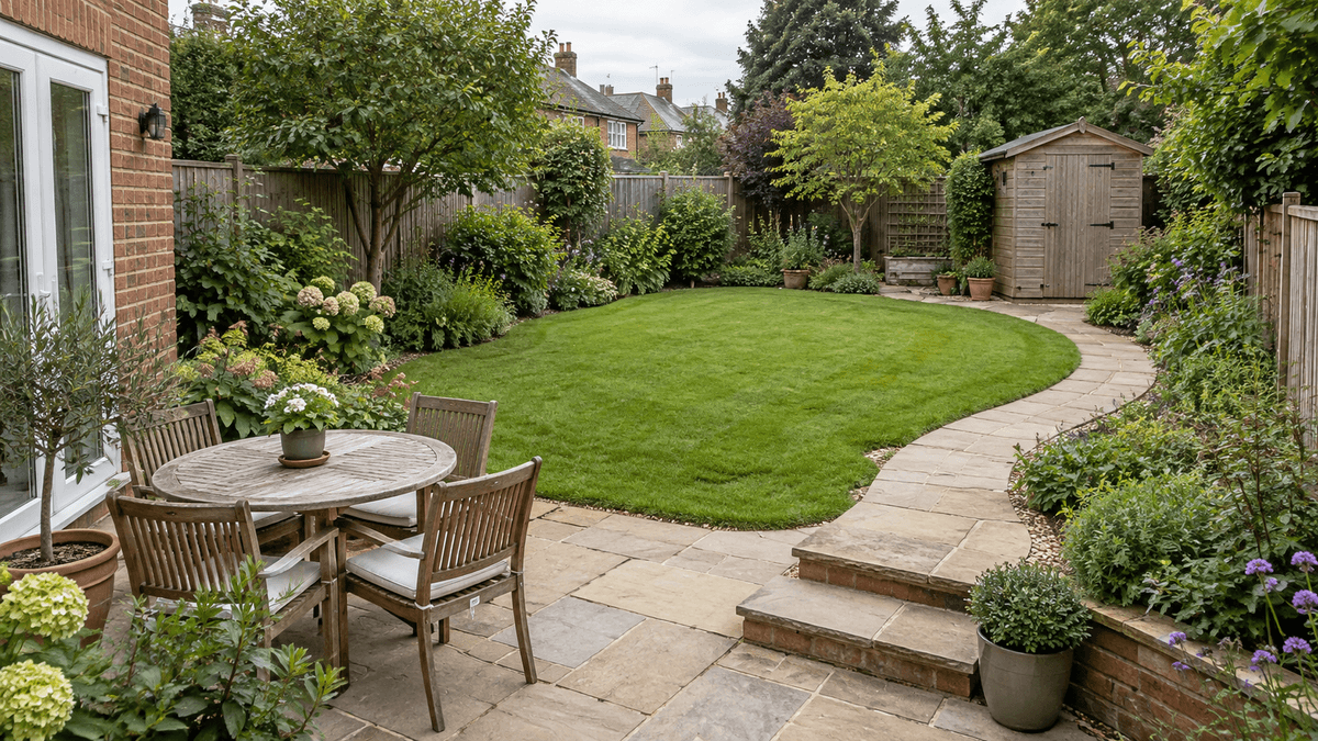 Make an overgrown garden useful without clearing everything
